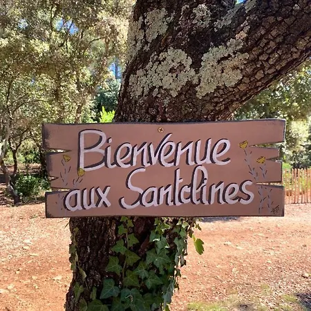 LES SANTOLINES - Studio à la campagne Aigaliers Exterior foto